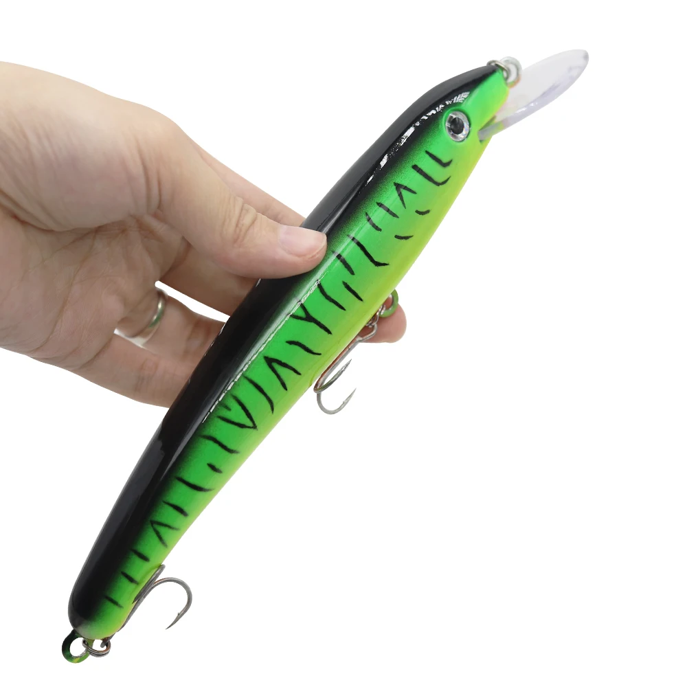 

Fishing Lures 180mm 40g Fish Bass Baits Sinking Swimbait lifelike hard ABS Minnow Jerkbaits, Vavious colors