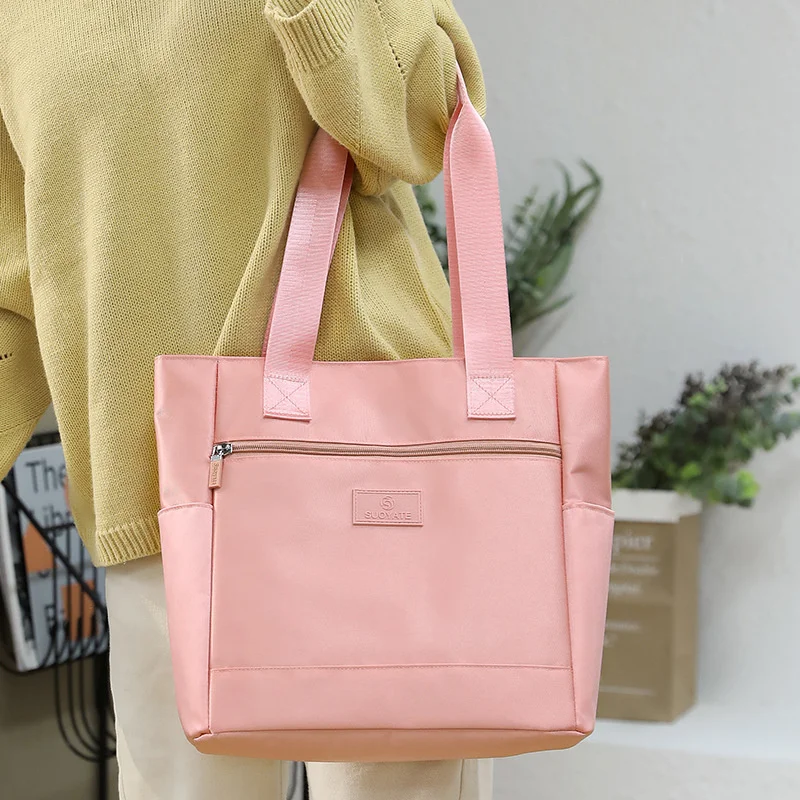 

Women Satchel Handbags Oxford Cloth Bag Shoulder Purses Totes Top Handle Work Bags, Customized color