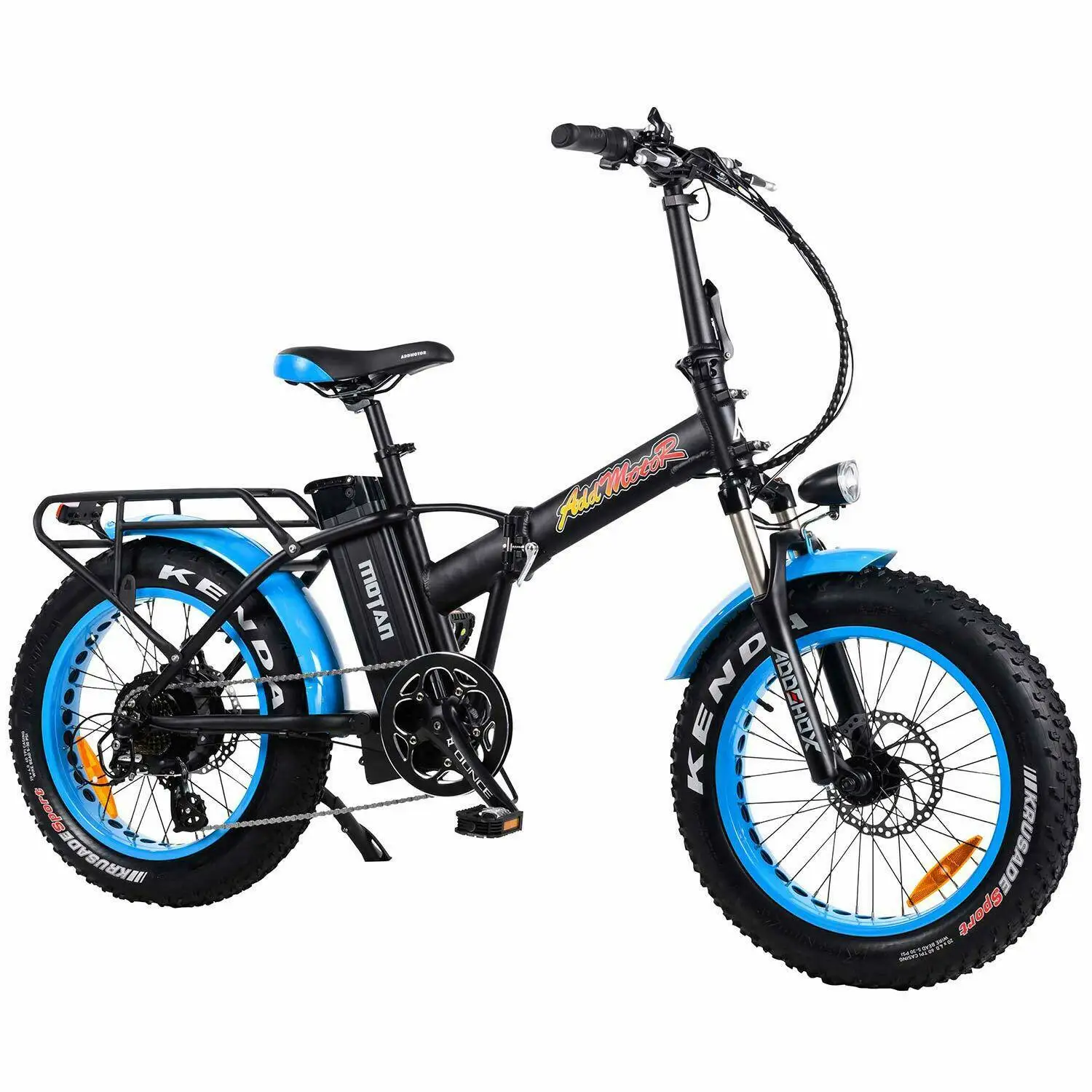 
100% AUTHENTIC 2020 Shimano 750W Foldable Electric Bike Addmotor Fat tire 