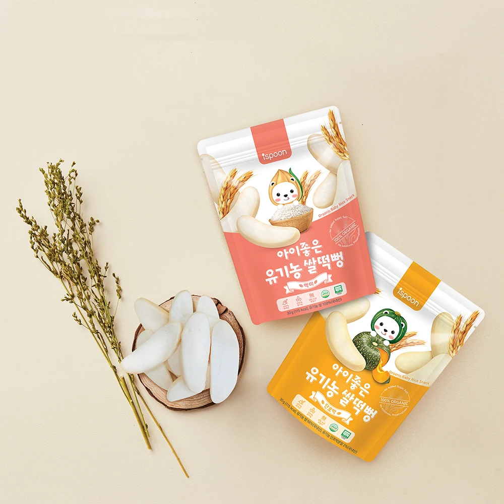 
Baby Food Rice Snack (Korean Baby Organic Snacks) - Sweet Pumpkin 