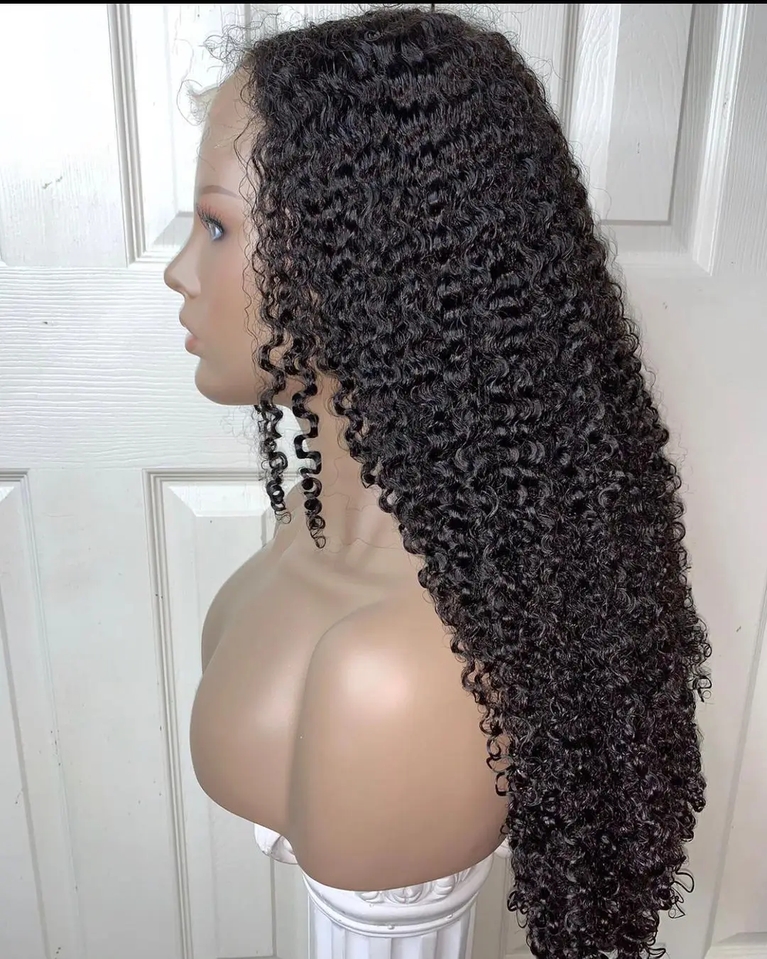 

100% human hair wig 13*4 Lace Closure Kinky curly wig Brazilian hai Wigs For Black Women