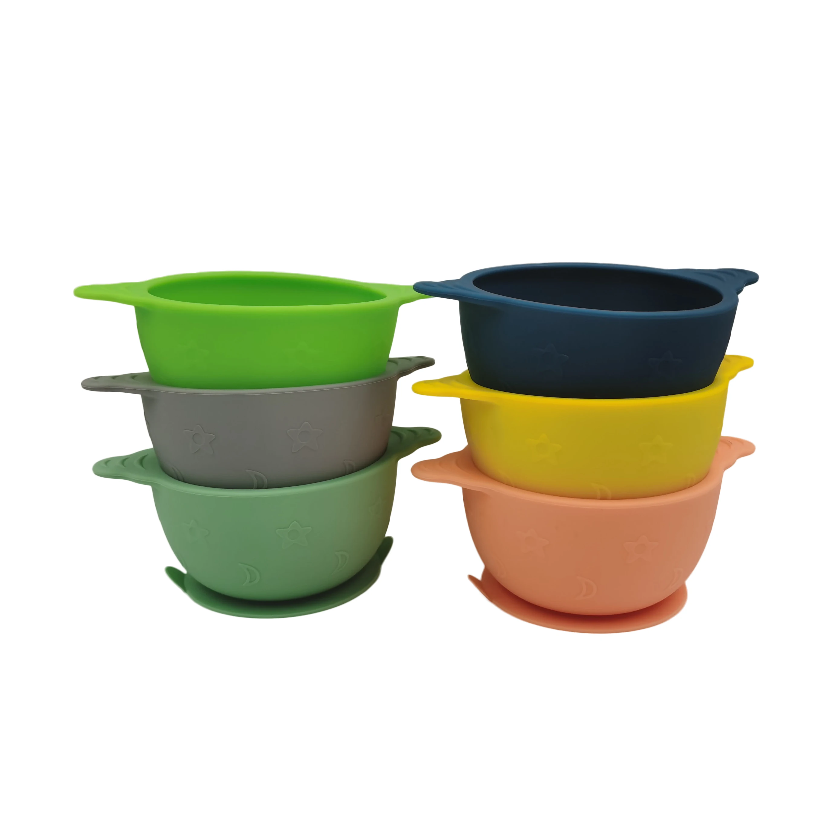 

Eco-friendly Wholesale Color Changing Solid Approved Organic baby Silicone bowl waxing products