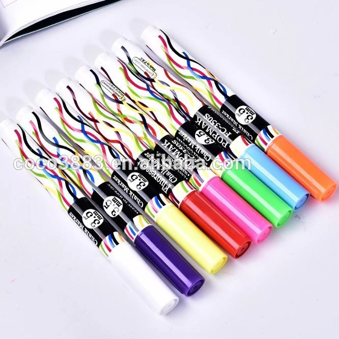 

Assorted neon color Windows Mirrors Glass Chalk Marker