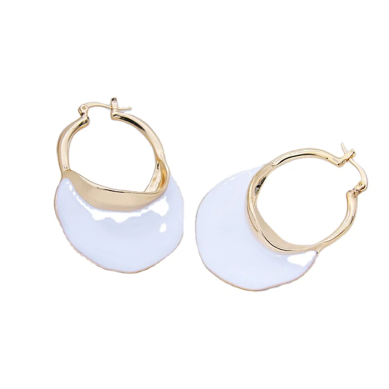 

Irregular Earrings temperament stainless steel personalized Earrings