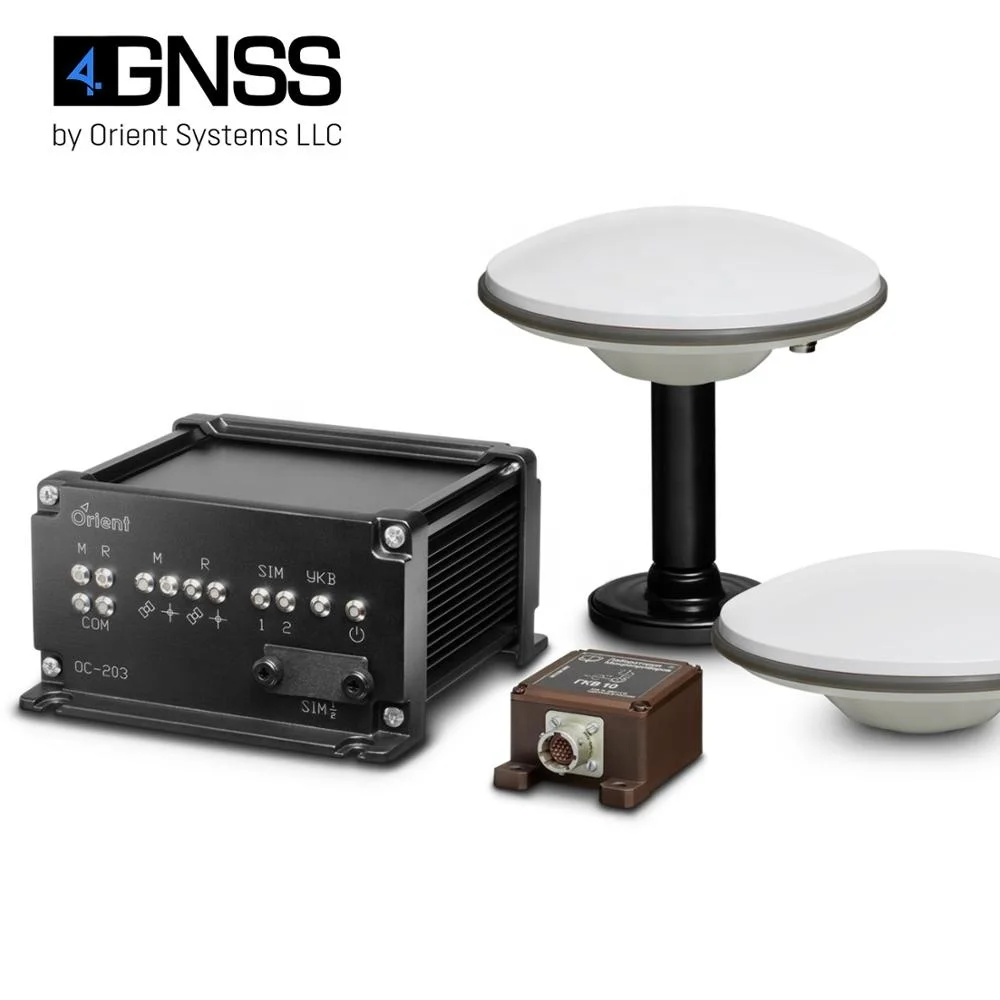 
Inertial GNSS receiver 4GNSS OS-203-INS with IMU GKV-10 Heading Roll or Pitch 