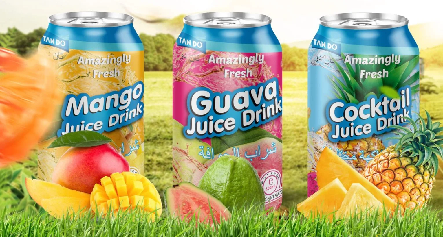 Beverage 330ml Guava Juice Drink Pulp Juice Nfc Natural Good For Health
