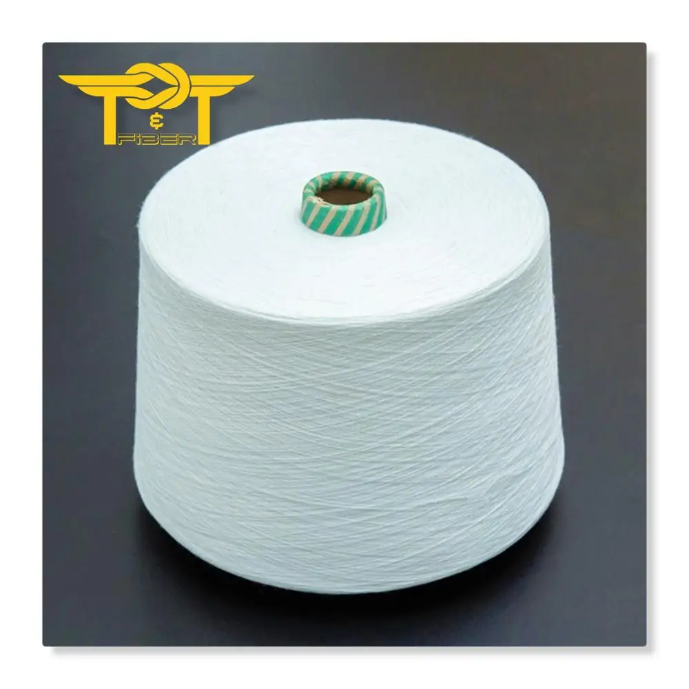 
Recycle Polyester yarn Spun for sewing weaving. tech ring yarn 20.1 competitive price 