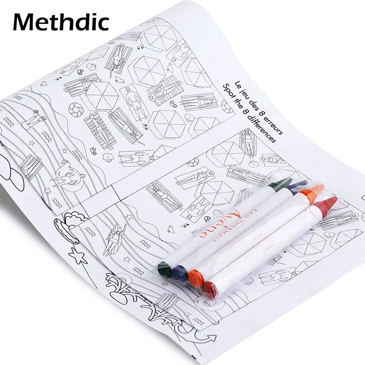 
Methdic China Manufacture Self Adhesive Drawing Paper for Kid Painting 