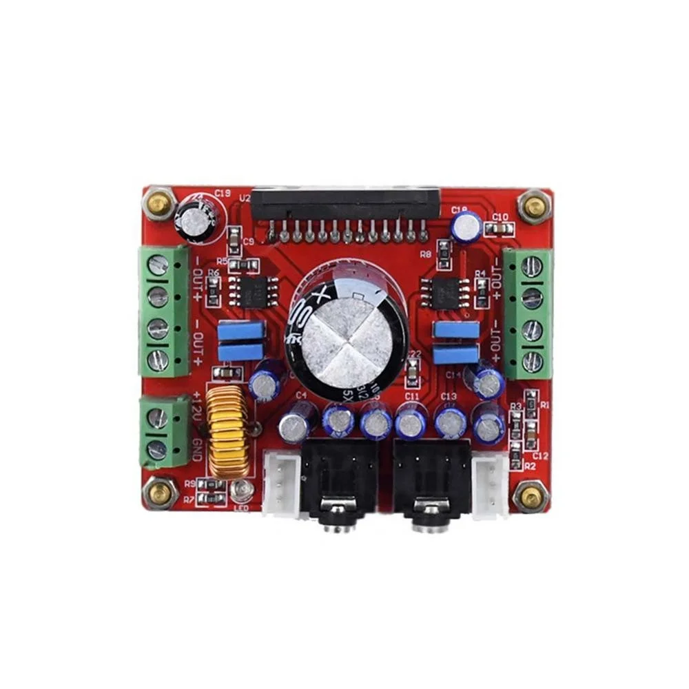 

Taidacent TDA7850 4X50W Power Amplifier Car Amplifier Board with BA3121 Noise Reduction XH-M150 Fever Level 4 Channel Amplifier