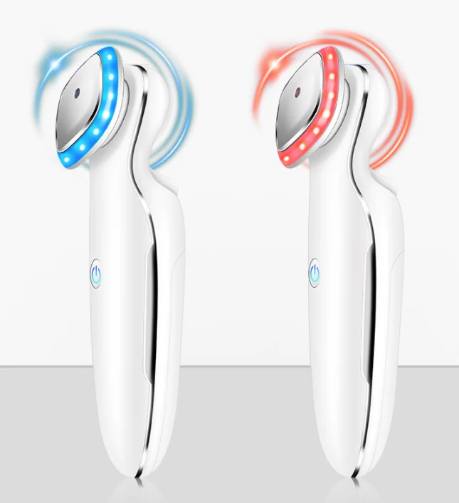 

New Arrived Beauty Product Personal Care EMS Face lifting Salon Device Serum Introducer Electric Facial Massager, White