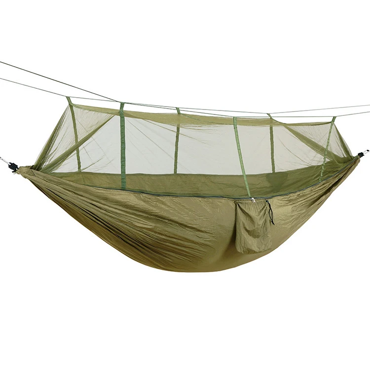 

Outdoor Portable Single & Double Hammock Net Outdoor Camping Hammock Tent, Green, blue, pink, black, gray, custom