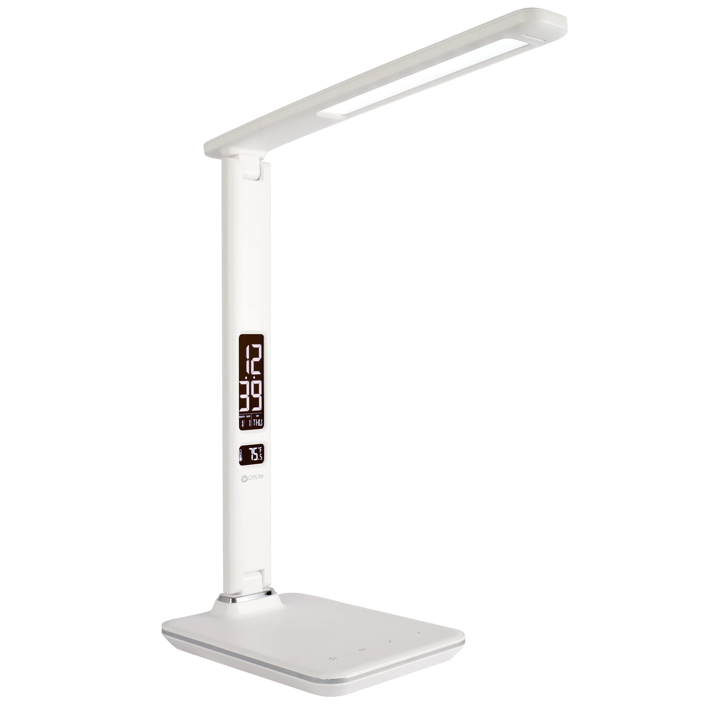 Executive LED Desk Lamp With USB Charging Port White By OttLite With USB Port Charging