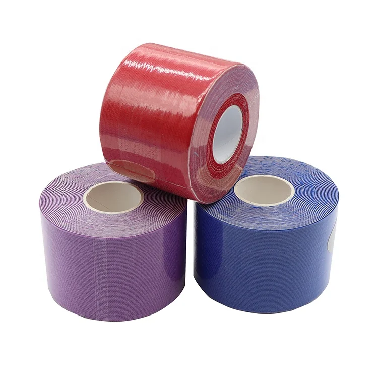 

BLUENJOY OEM Cotton Elastic Sport Knee Tape Muscle Tape Leg GUARD Colorful Eelastic Waterproof Kineisology Tape Customized Logo