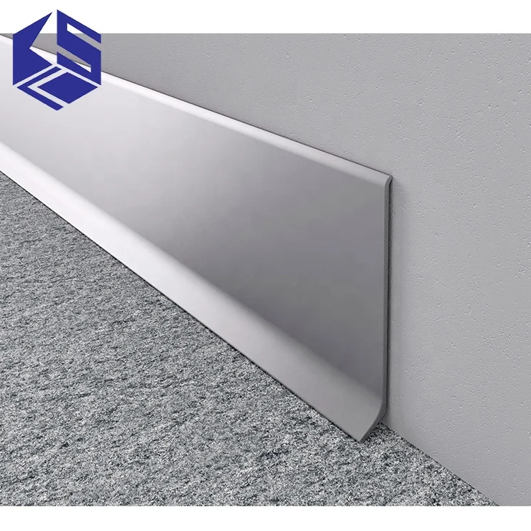 Flexible Floor Stainless Steel Skirting Board