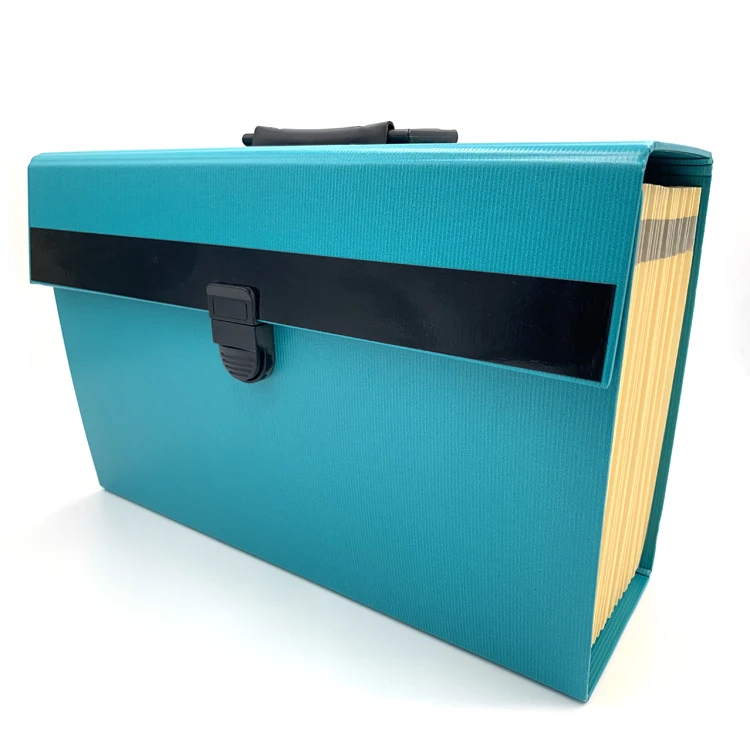 
Office supplies 19 pockets hard board expandable accordion a4 paper file folder 