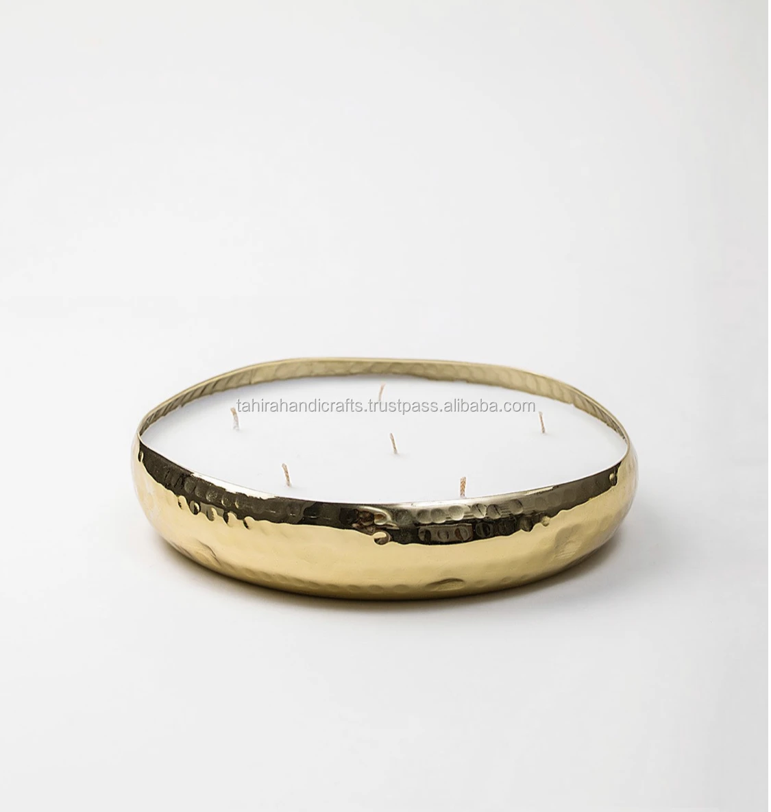 Texture Gold Metal Wax Vessel Tealight Candle Holder Home Decor Wedding Decoration Gift For