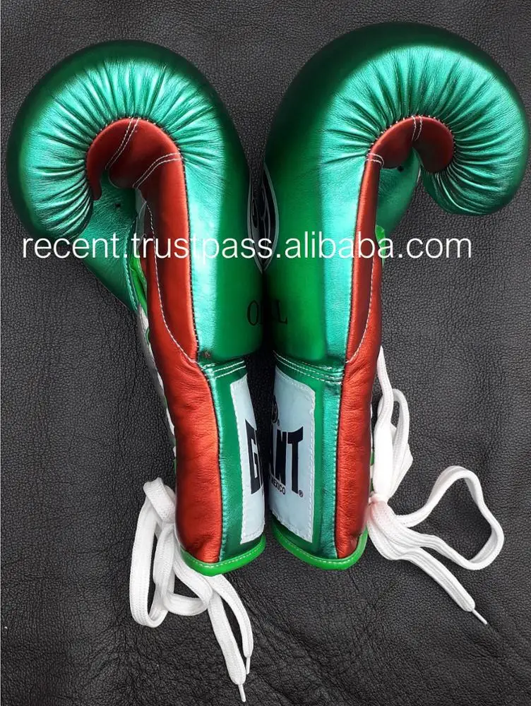 
Metallic Pearl leather Custom Made Boxing Gloves 