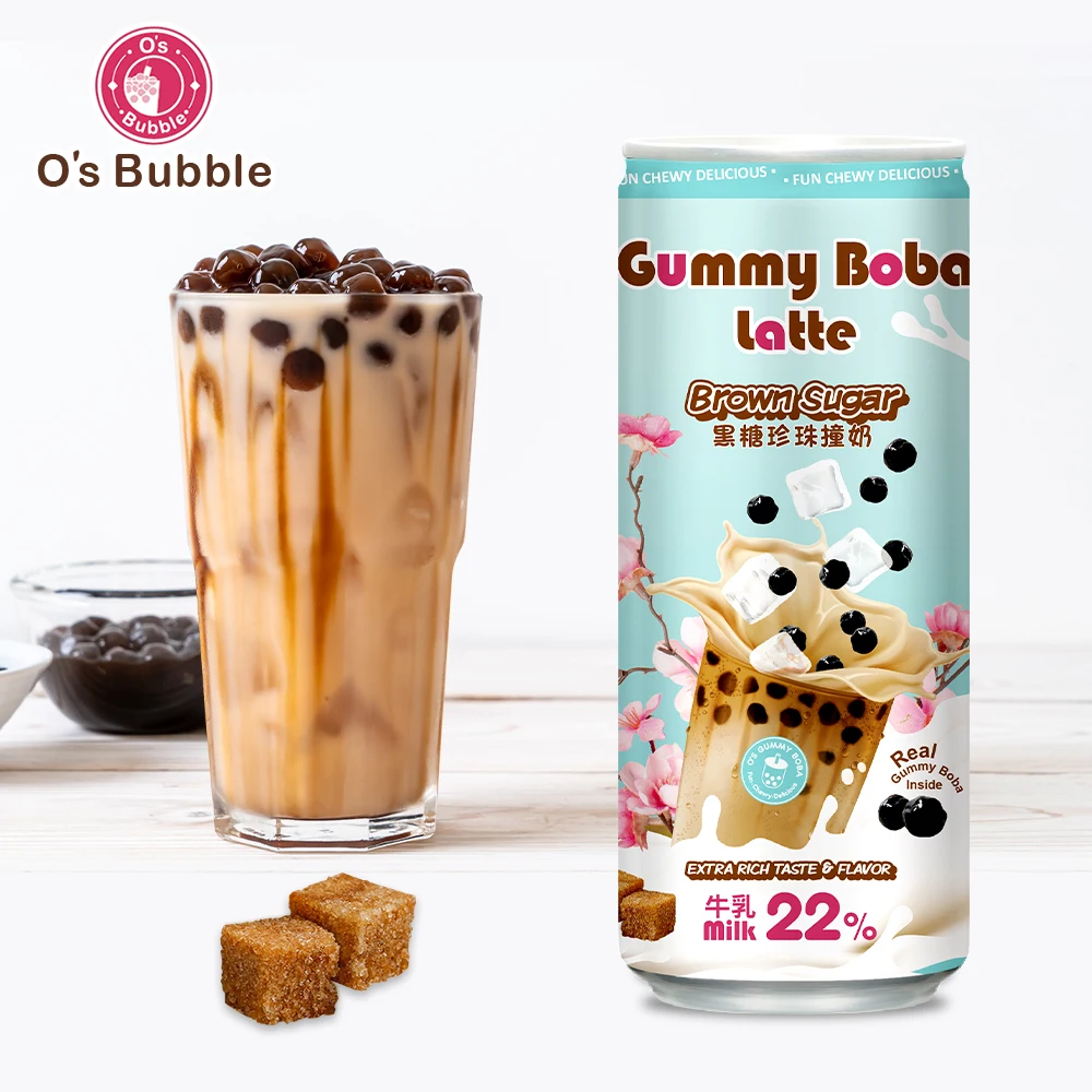 Easy To Drink Canned Boba Bubble Tea Flavors Brown Sugar