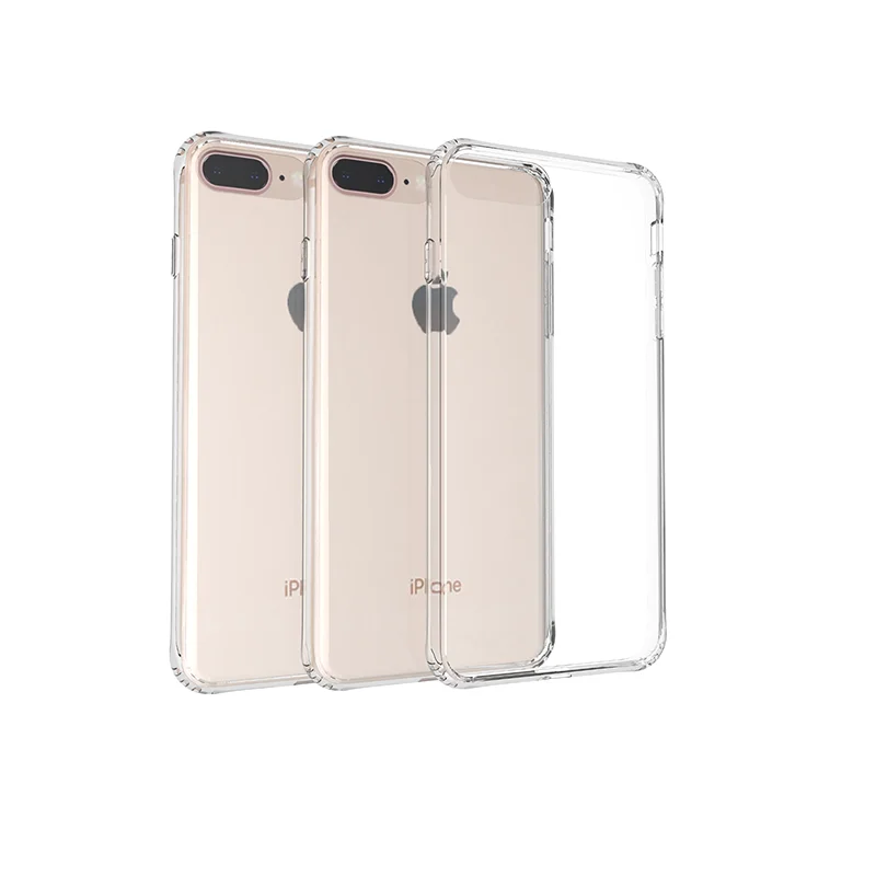 

For iphone 7plus 8plus 9H Tempered Back Cover Hybrid TPU Bumper Phone For XS Max Cover In Stock Good, Customizable