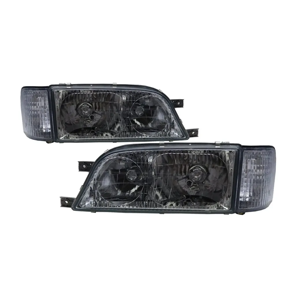 

MB100/MB140 99-04 4D Clear W/ Corner Lamp Headlight Chrome for Mercedes-Benz LHD