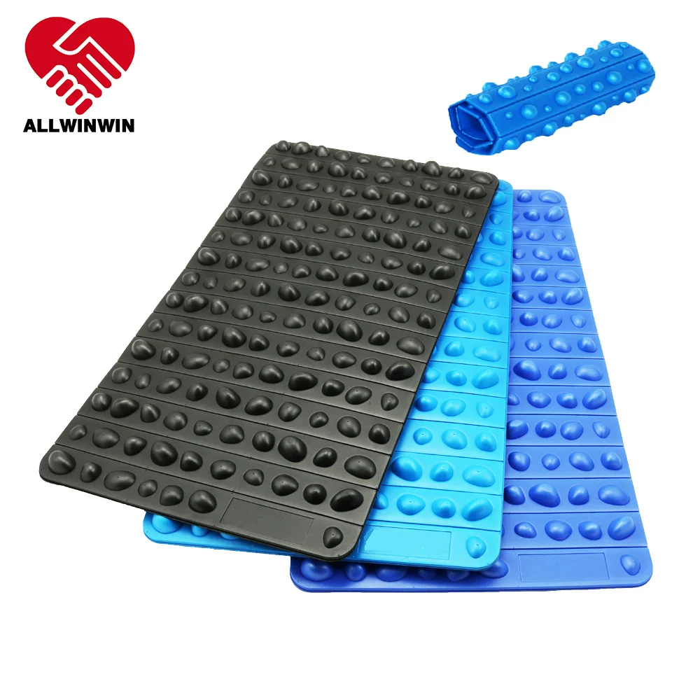 

ALLWINWIN MMT01 Foot Massage Mat - Pebble Stone Rectangle Foldable Reflexology Walk Best