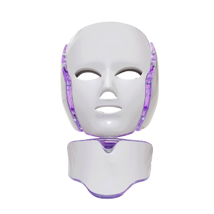 

lux led light up mask facial beauty equipment neck lifting led therapy