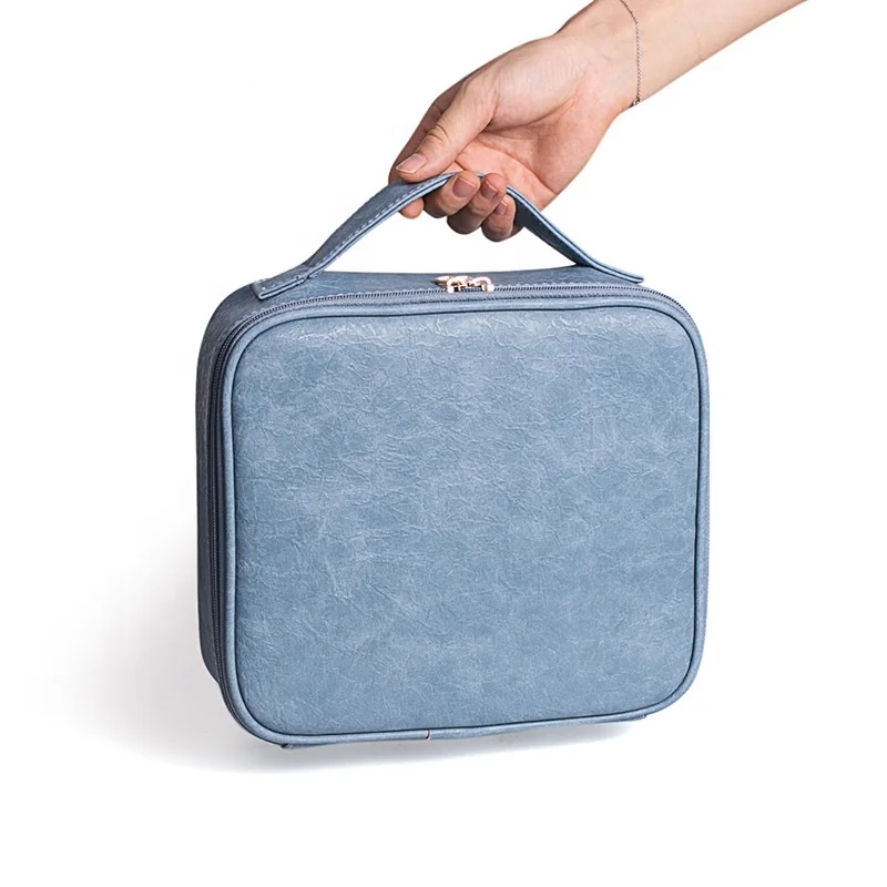 

Newest popular storage portable large capacity pu make up bags professional
