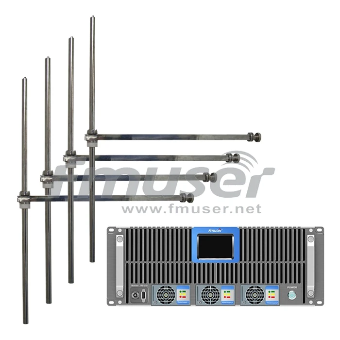 Fmuser Fsn-5000t 5kw Fm Broadcast Radio Transmitter+4bay Professional Fm  Dipole Antenna+80m Cable Set For Fm Radio Station - Buy Fmuser Fm Broadcast  Set/kit/package For Fm Radio Station,5kw Fm Broadcast Radio Transmitter+4bay  Professional