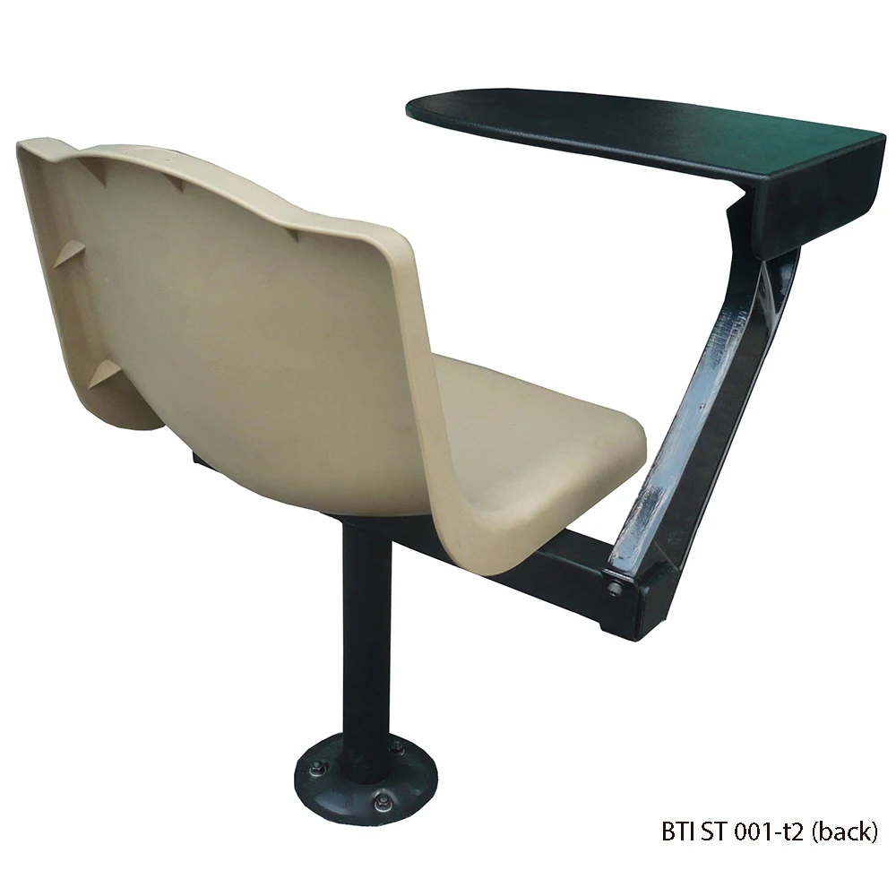 
Lecture Stadium Auditorium Chair ST-001-02-T2 Strong Moulded Polypropylene ABS Writing Tablet Epoxy Coated Stand 