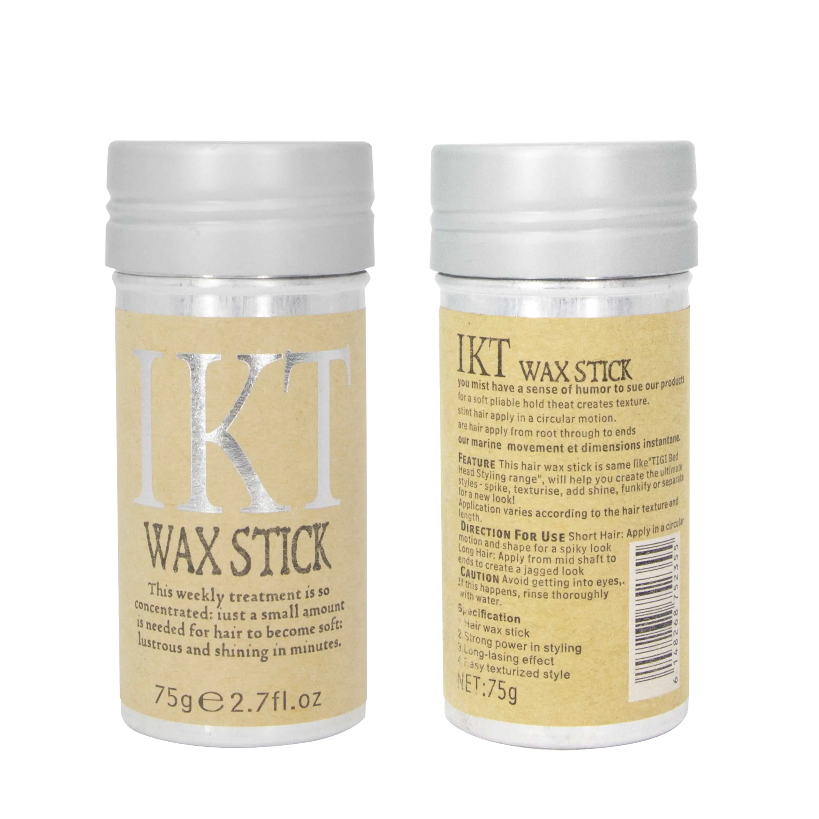 

free samples high quality edge control hair wax stick for men and women, Coffee