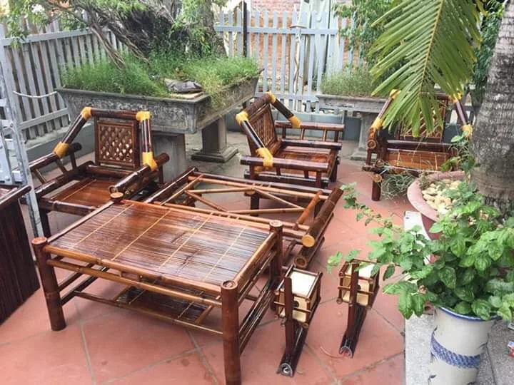 
Handmade bamboo furnitures chair table unique from Vietnam 