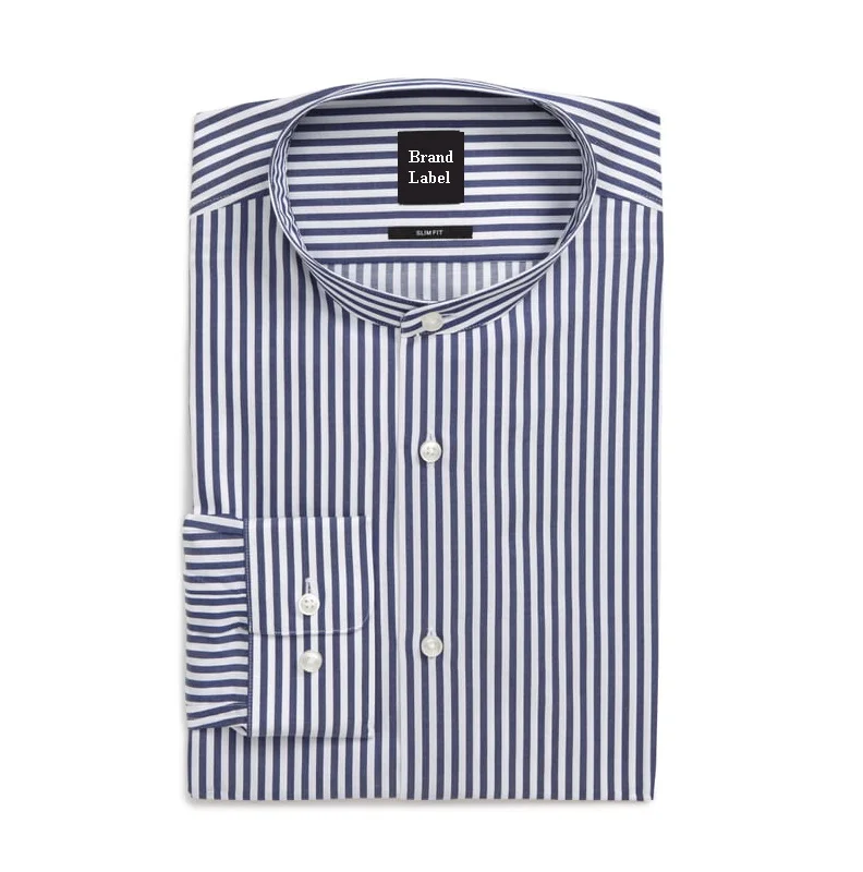 KDHJJOLY New Mens Formal Grid Button-down Long Sleeve Shirts