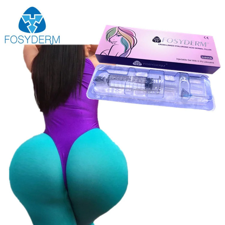 

Long lasting breast enlargement hyaluronic acid CE Certified HA Dermal Filler Butt Penis Injection, Transparent