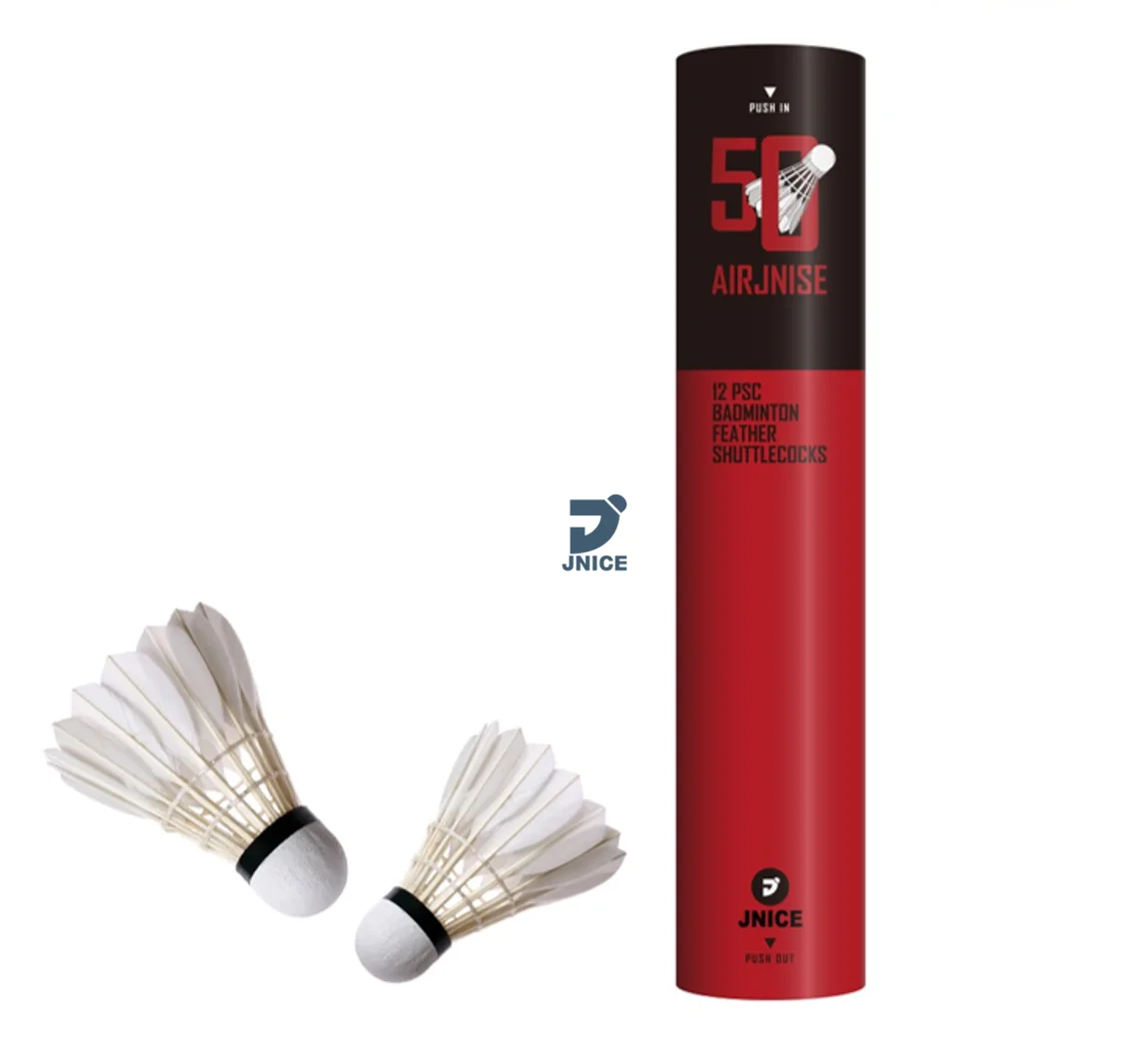 

Top Goose feather badminton shuttlecock, White