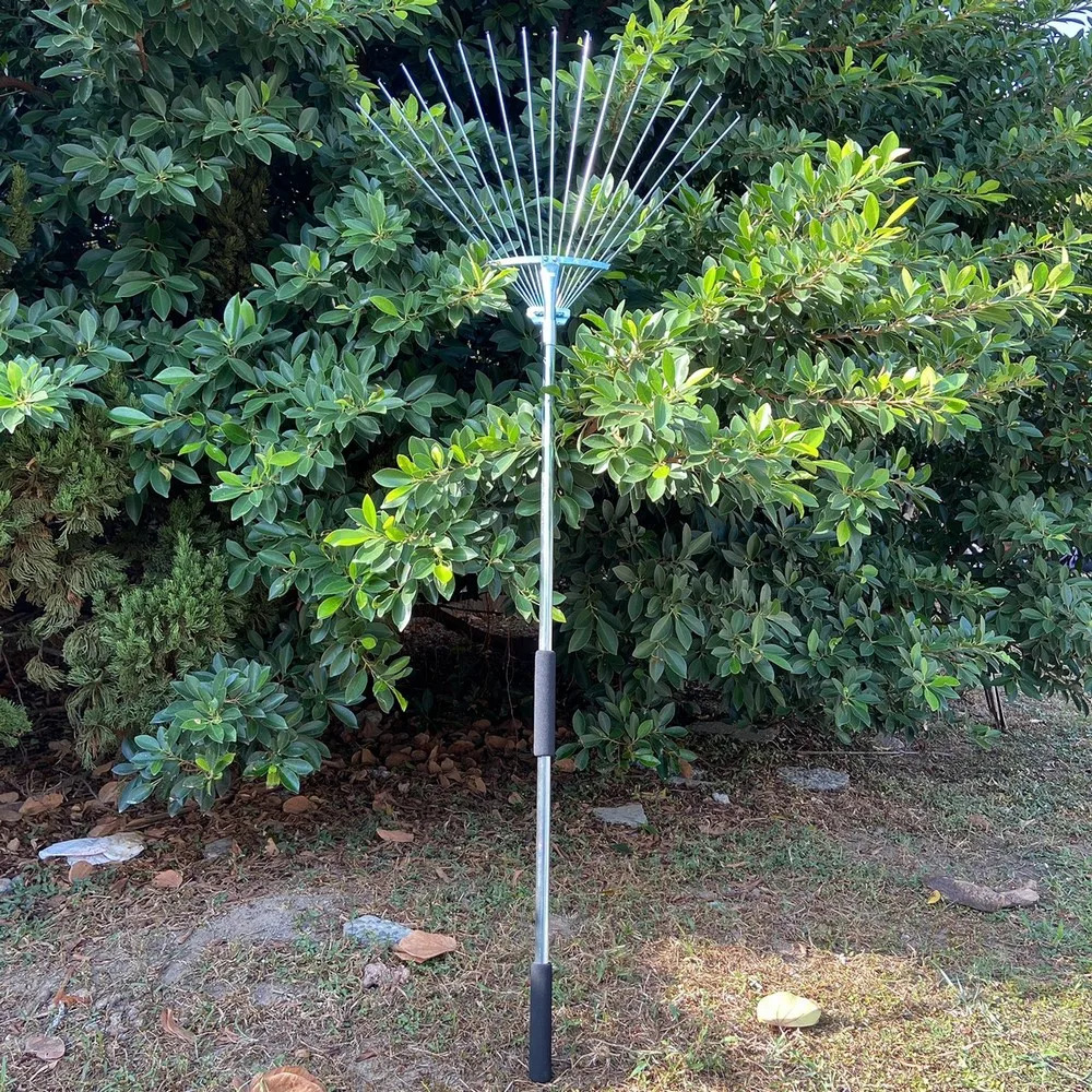 
Adjustable Garden Hand Tool Fan Telescopic Rake for Farming 