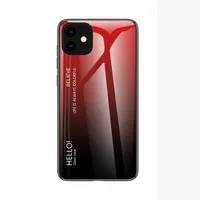 

Shenzhen Manufacturer Supply Cell Phone Tempered Glass painted Case For IPhone X 11 pro max
