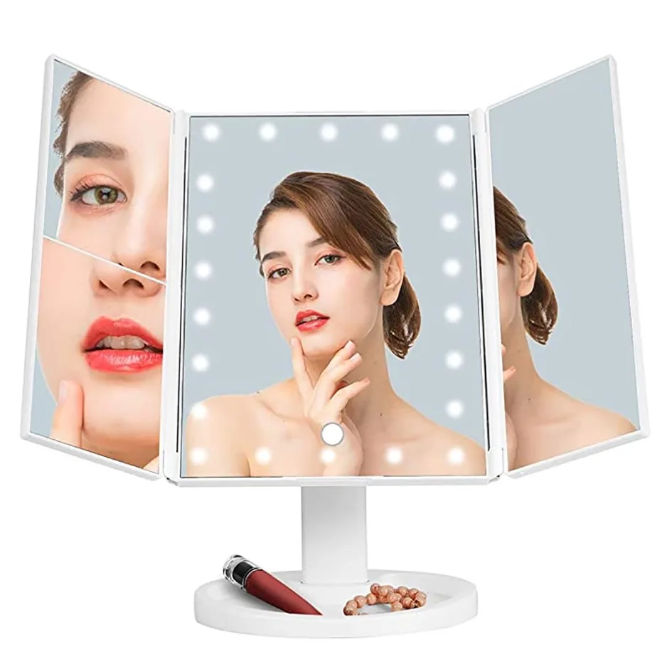 

Private Label Hollywood Style Makeup Mirror With Led Light, White