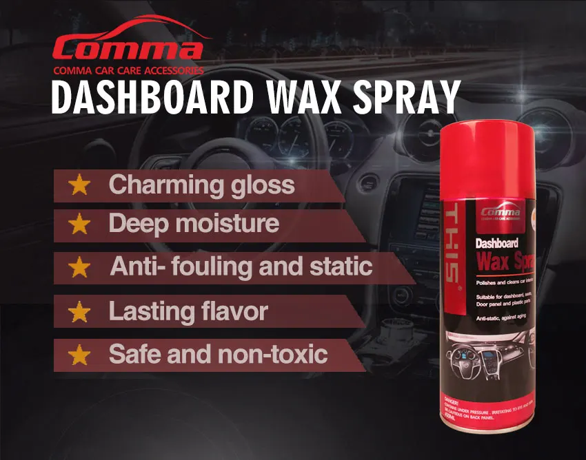 Car Interior Cleaner Glossy Plastic Matte Finish Shine Paraffin