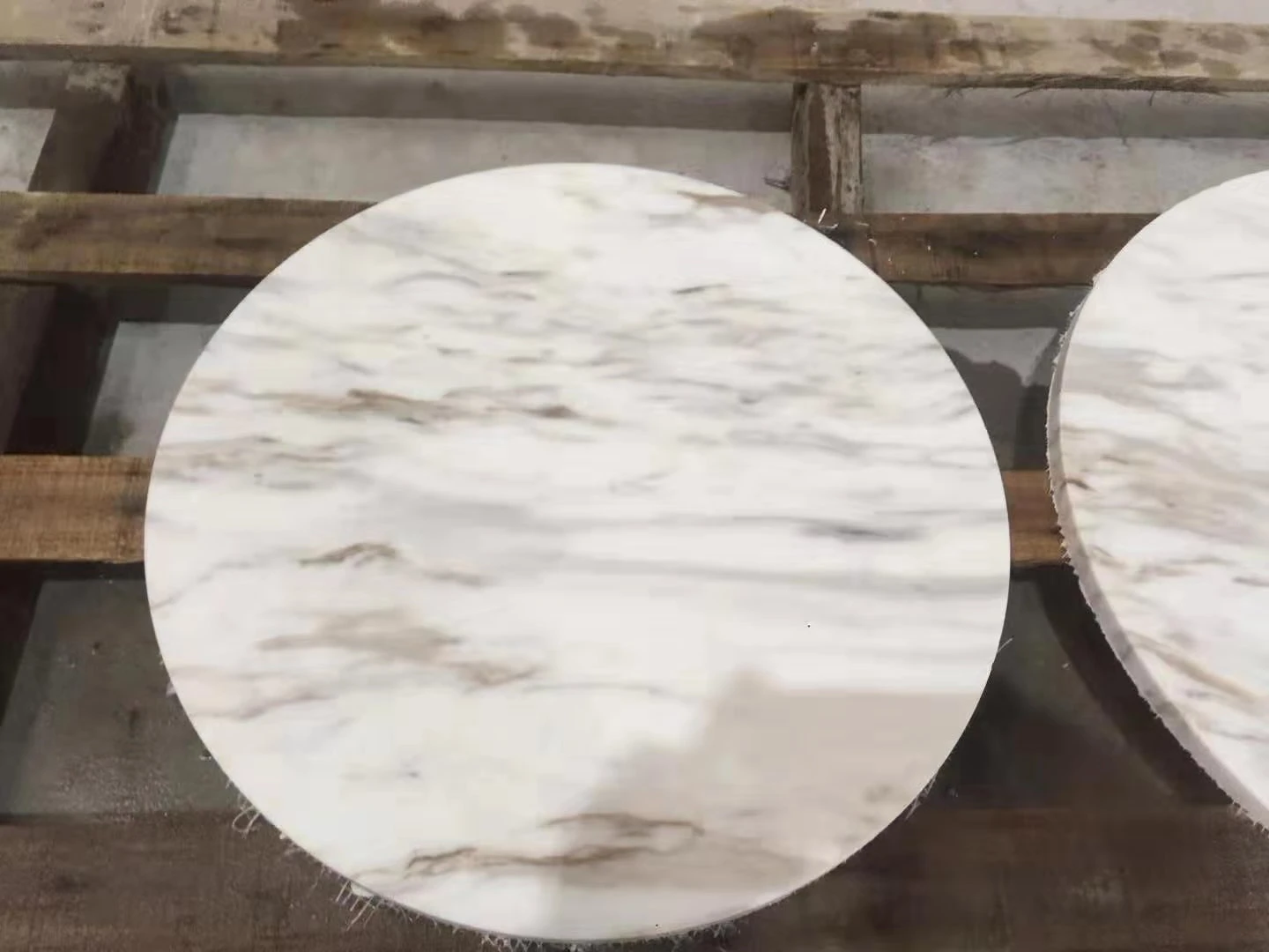 Carrara White Marble Round Table Top - Buy Carrara White Marble Table ...