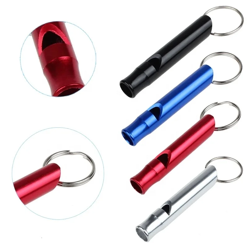 

Emergency Aluminium Alloy Whistle Outdoor Survival Whistle, Black, gold, purple, blue, red, silver, green, dark blue, pink