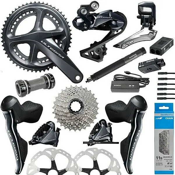 
New 2020 Shimano Ultegra Di2 R8050 R8070 R8000 Full Electric Disc Brake Groupset 