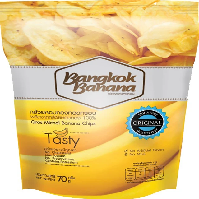 Original Flavor 100 Natural Banana Gluten Free And Vegan Healthy Banana Chips For Food Snacks From Thailand Bangkok Banana Buy Snacks Banana Chips Chips Product On Alibaba Com