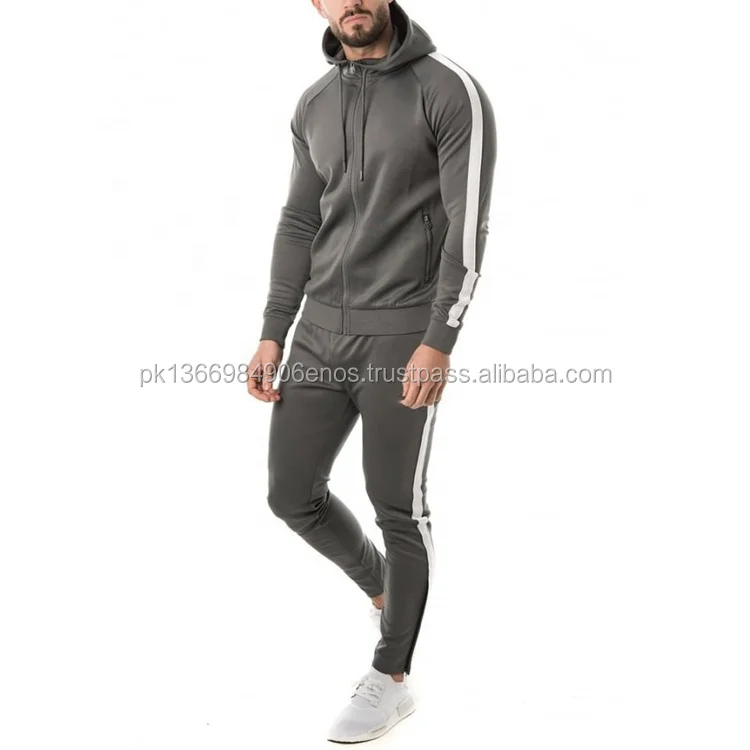 Mens Stacked Sweatsuits New Fashion 2020 Men Sweatsuit Jogger Set