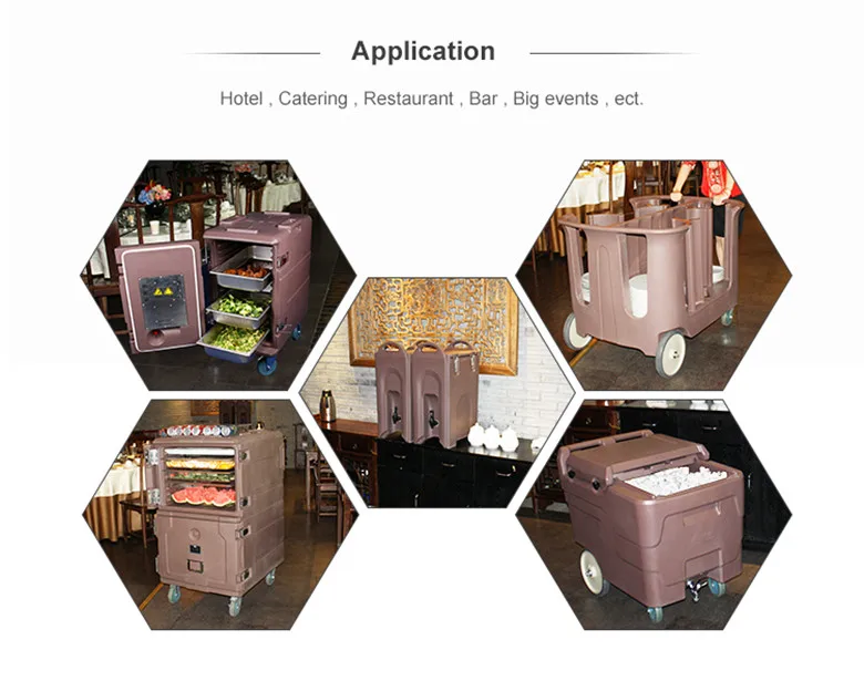 Hot And Cold Food Transport Containers Insulated Food Trolley Buy Hot