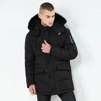 

New Arrival Custom Black School Outdoor Warm Winter Man Padded Down Jacket Manufacturer