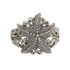 Starfish Silver Carved Ring
