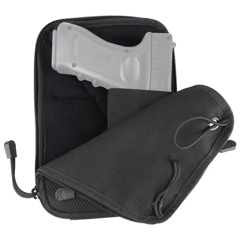 

2021 Black Multipurpose Carry Pistol Handgun Belt Medium Holster Fanny Pack Gun Pouch Waist Bags for Man Woman