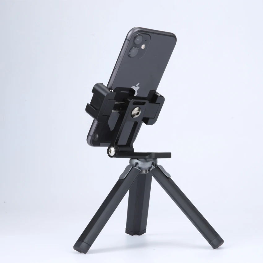 

Flexible Mini Camera Phone Tripod Stand Tripod for Smartphone Camera Tripod with Phone Holder Stand, Black