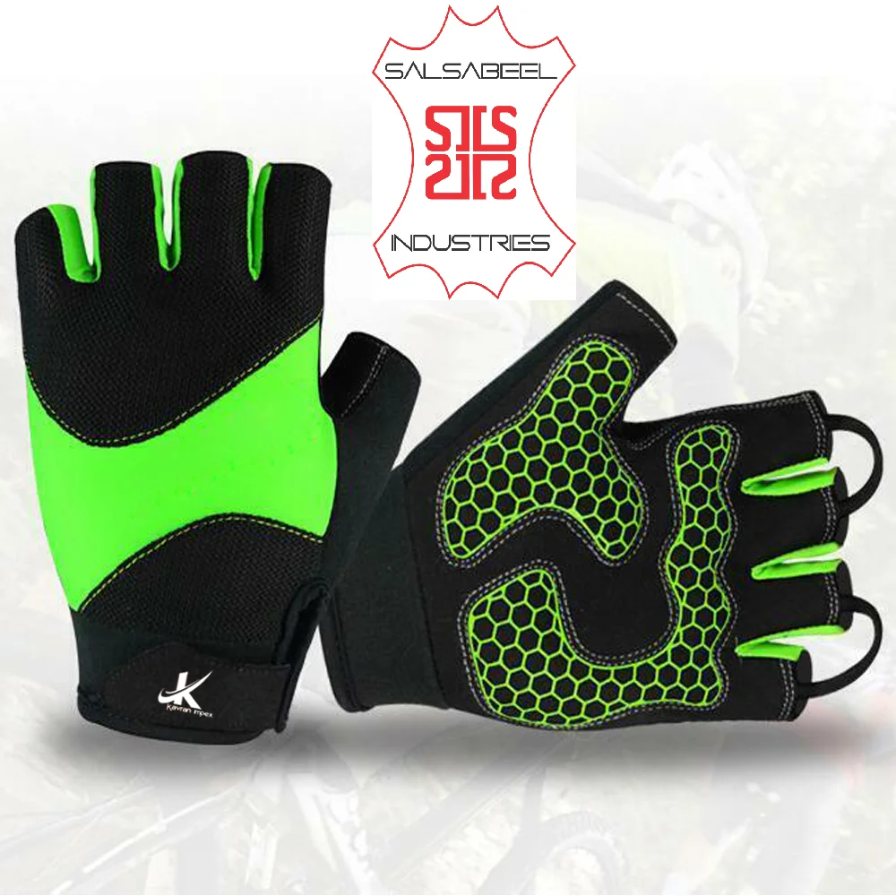 best short finger cycling gloves