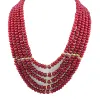carved pumpkin rondelle beads 10k gold plated beads 20 inches long 5 strands designer necklace ruby quartz
